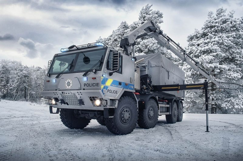 Příklad produkce kopřivnické Tatra Trucks