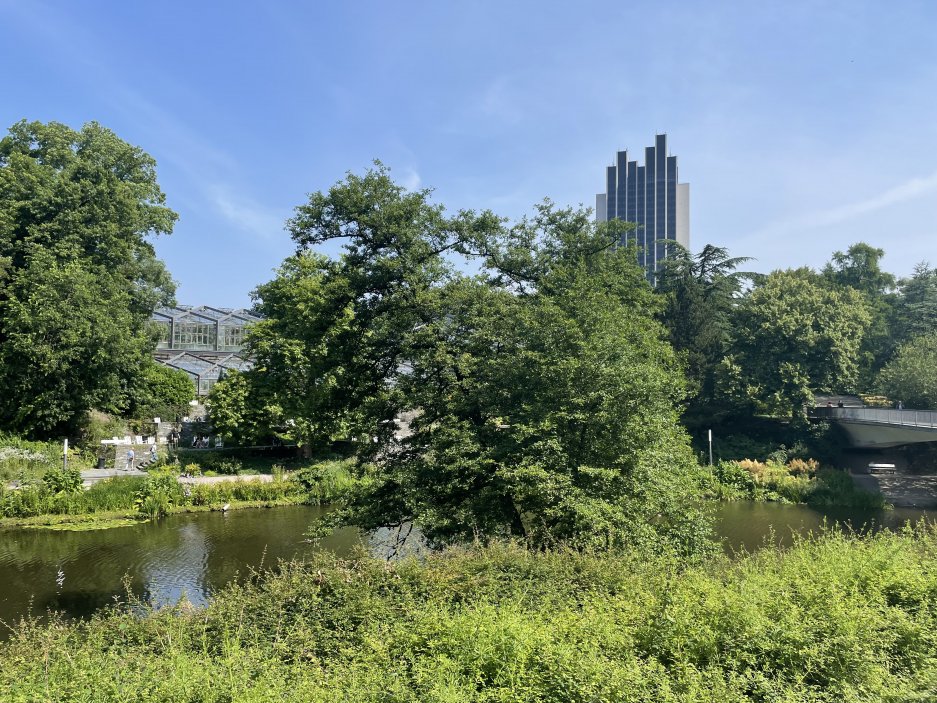 Planten un Blomen je zelená oáza v centru města. Park se rozkládá na ploše asi 47 hektarů od Dammtor po Reeperbahn. V létě jsou zde také možnosti trávení volného času a spousta hudby