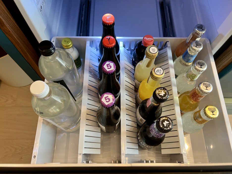 minibar je v ceně