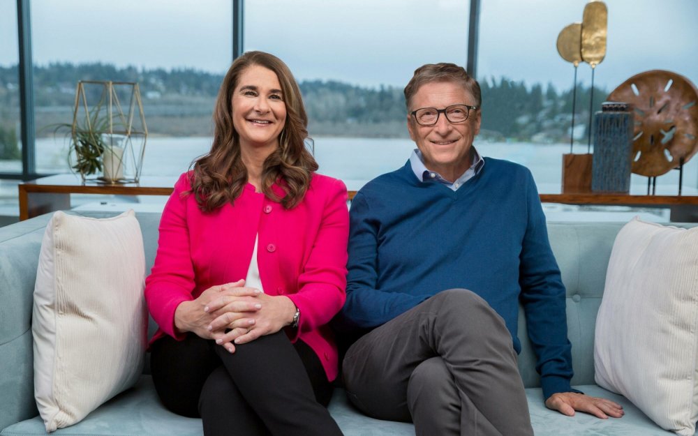 Melinda Gatesová s Billem Gatesem