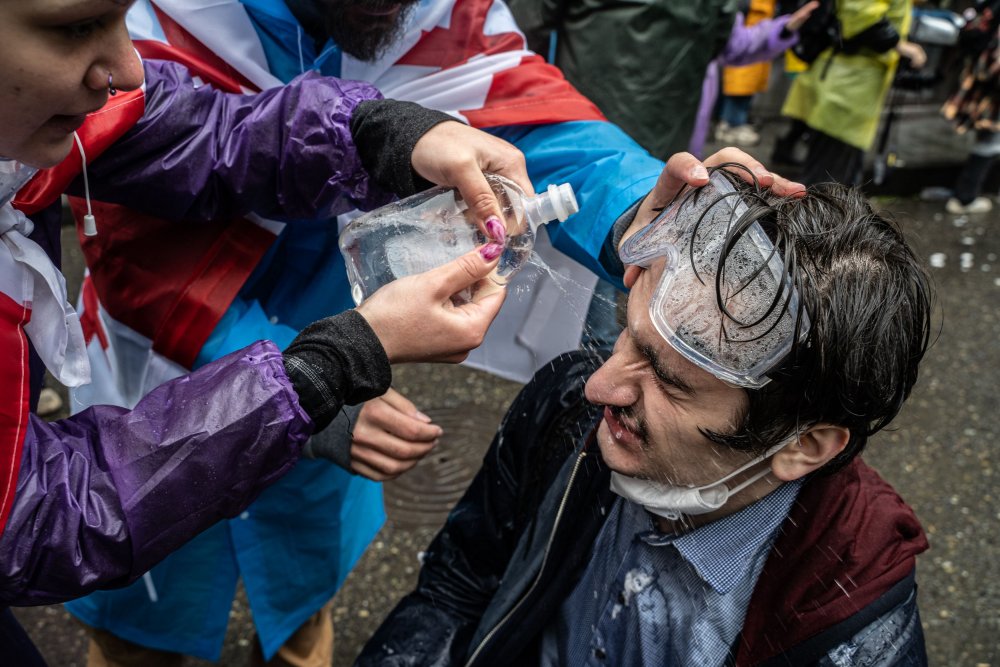 nominace v kategorii Reportáž - Ray Baseley, Forum 24 / Týdny protestů v Gruzii