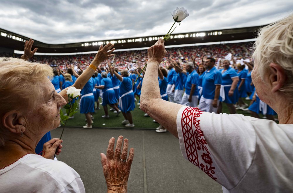 nominace v kategorii Umění a Kultura - Roman Vondrouš, ČTK / Všesokolský slet