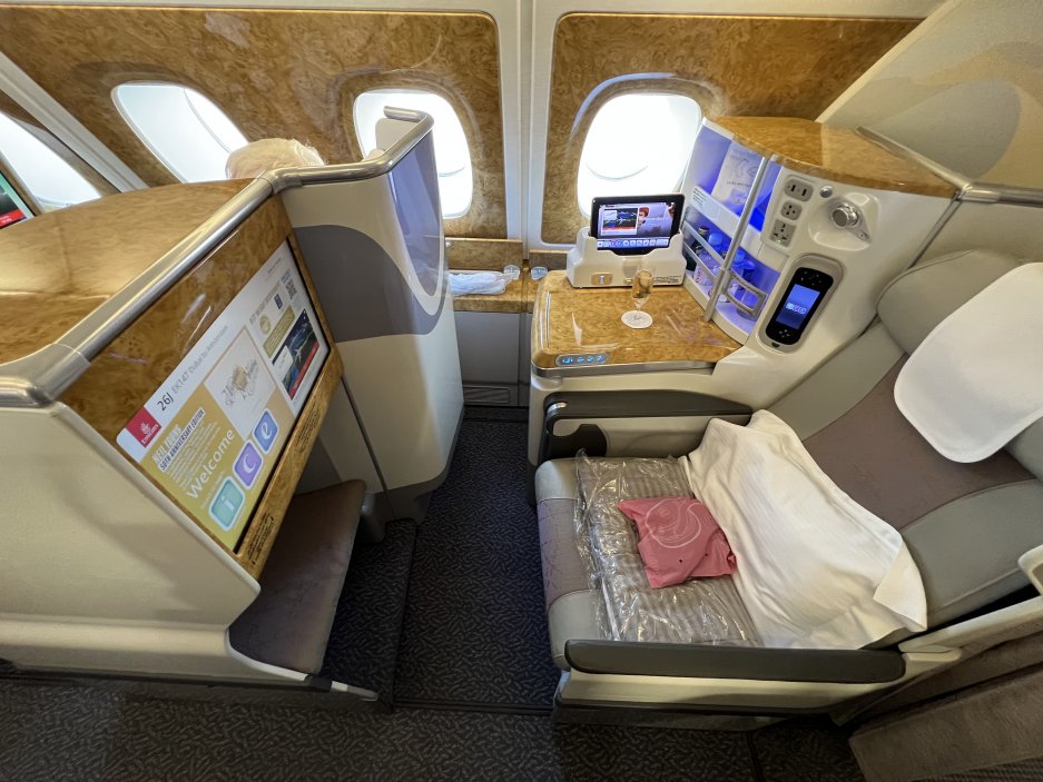 Byznys třída v Airbusu 380