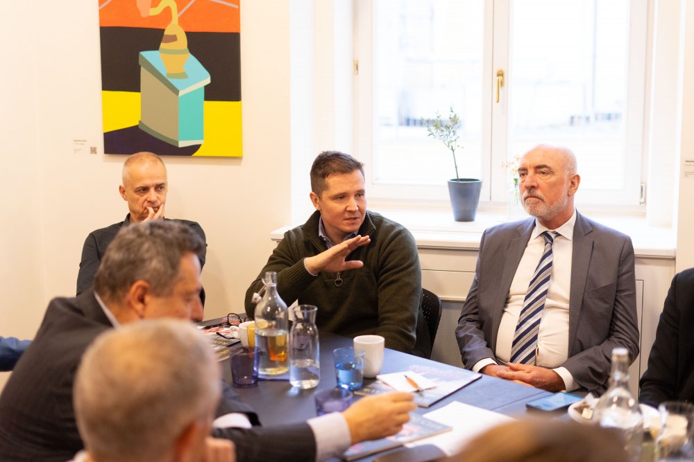 Předvánoční setkání členů Realitního Clubu - Jan Hasík,Filip Šejvl