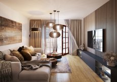 Devět apartmánů o dispozici 1+kk až 4+kk a rozloze od 20 do 73 metrů čtverečních a dva byty 4+kk o velkorysé užitné ploše 108 a 138 metrů čtverečních.
