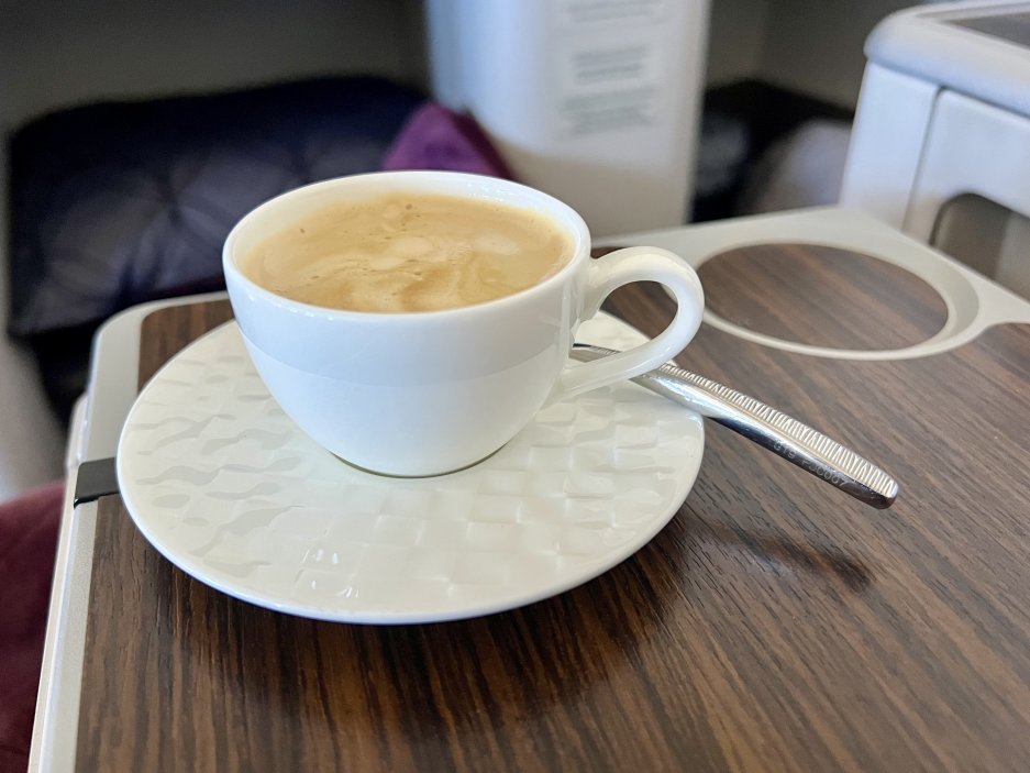 Cappuccino před přistáním