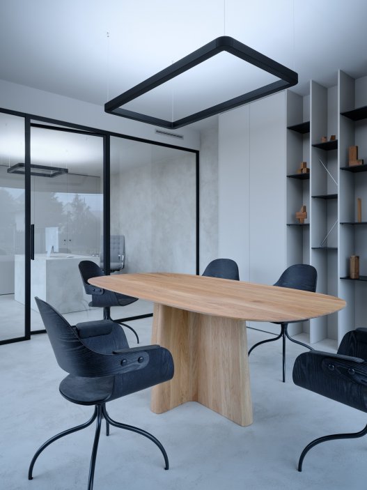 Firemní a rodinné sídlo Eko modular navrhli architekti z ateliéru Semela Ateliers