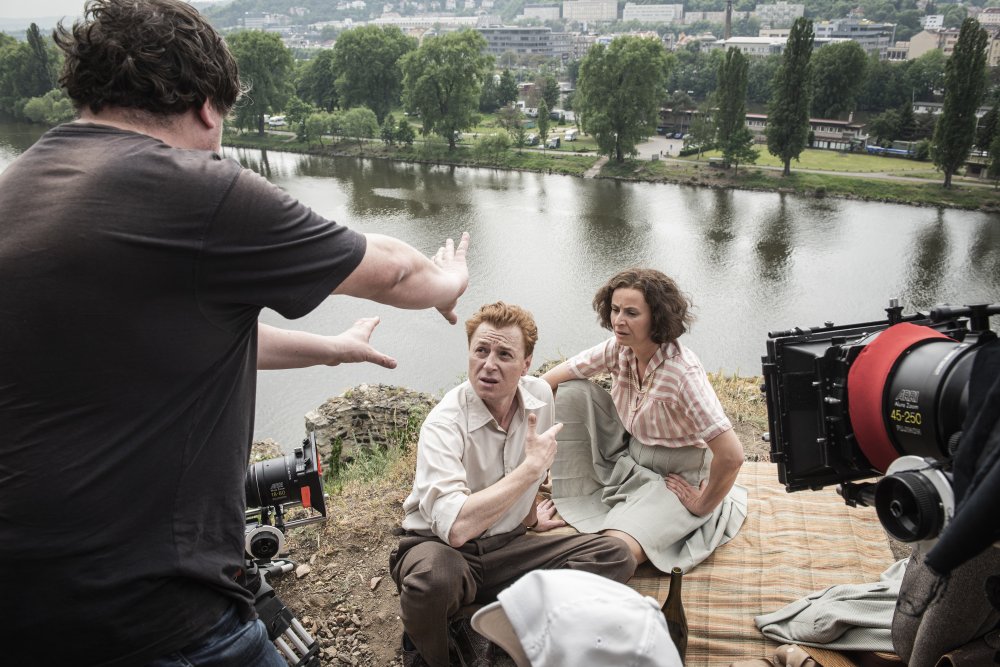 Robert Sedláček při natáčení svých filmů a seriálů