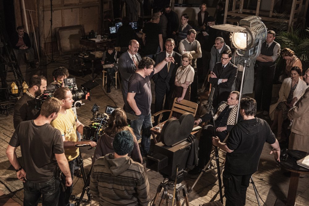 Robert Sedláček při natáčení svých filmů a seriálů