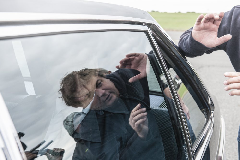 Robert Sedláček při natáčení svých filmů a seriálů