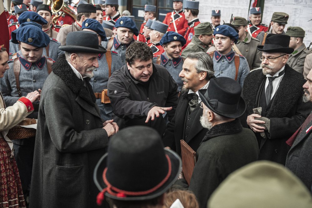 Robert Sedláček při natáčení svých filmů a seriálů