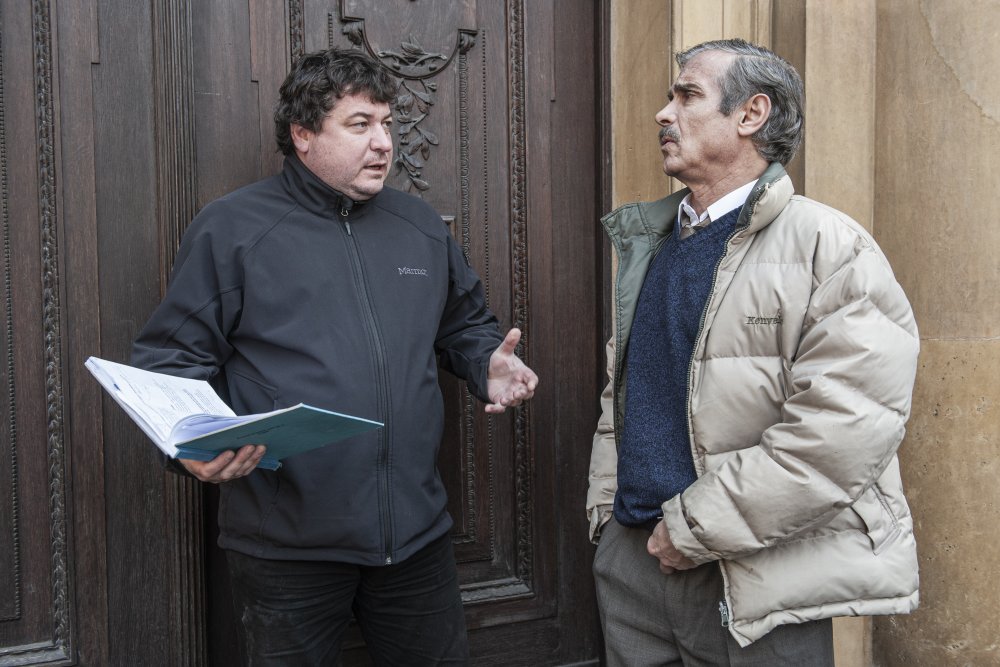 Robert Sedláček při natáčení svých filmů a seriálů