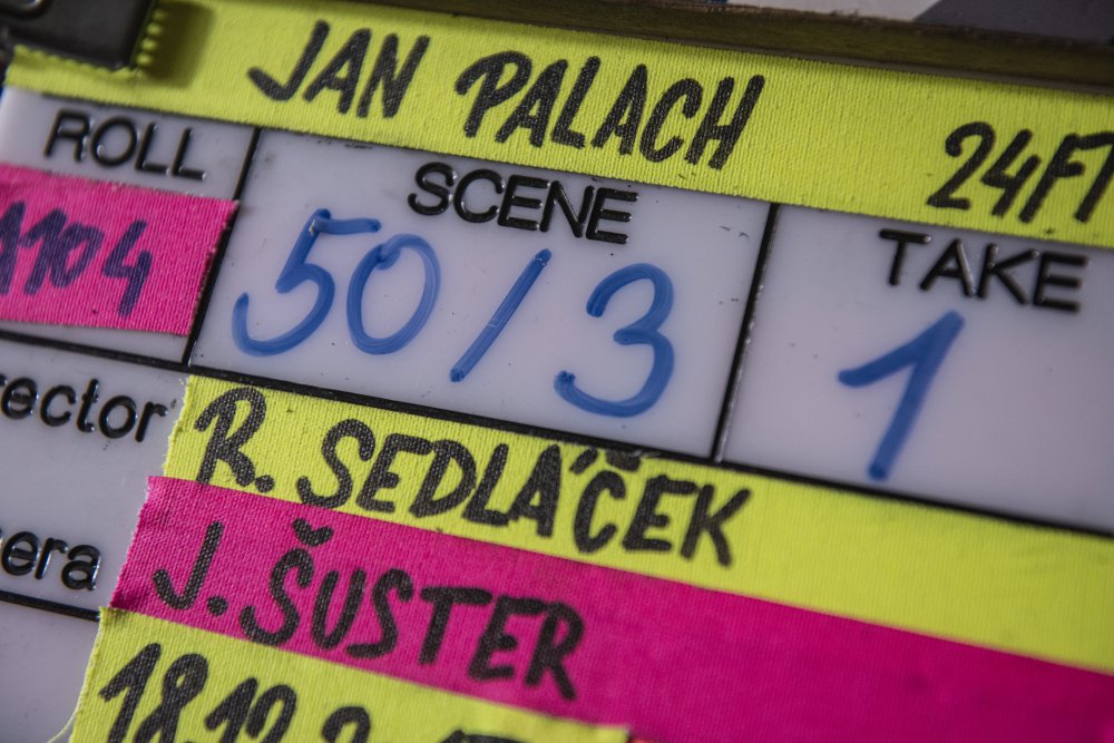 Robert Sedláček při natáčení svých filmů a seriálů