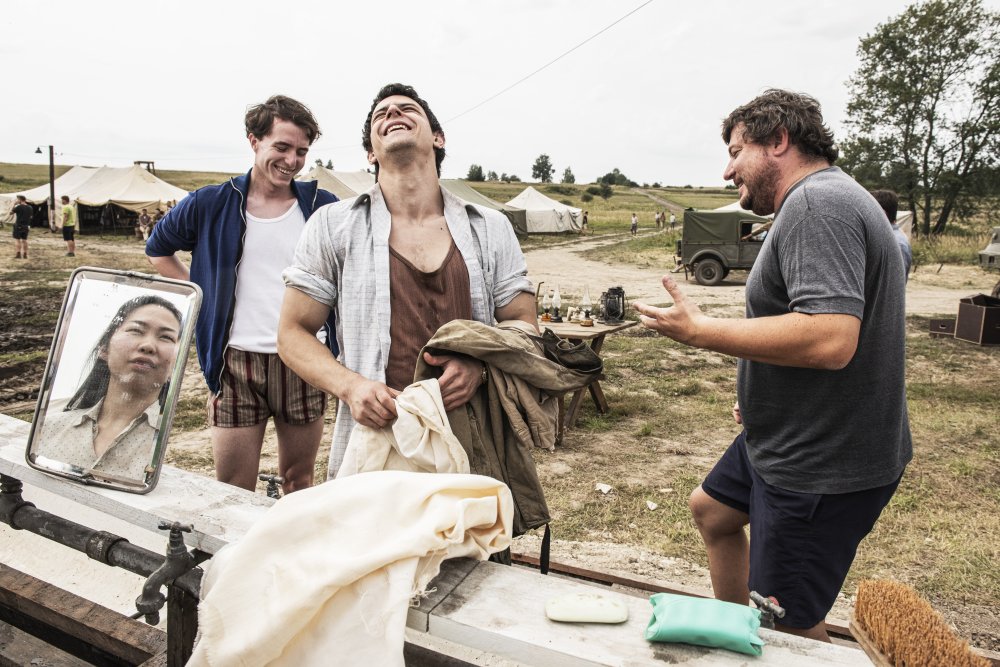 Robert Sedláček při natáčení svých filmů a seriálů