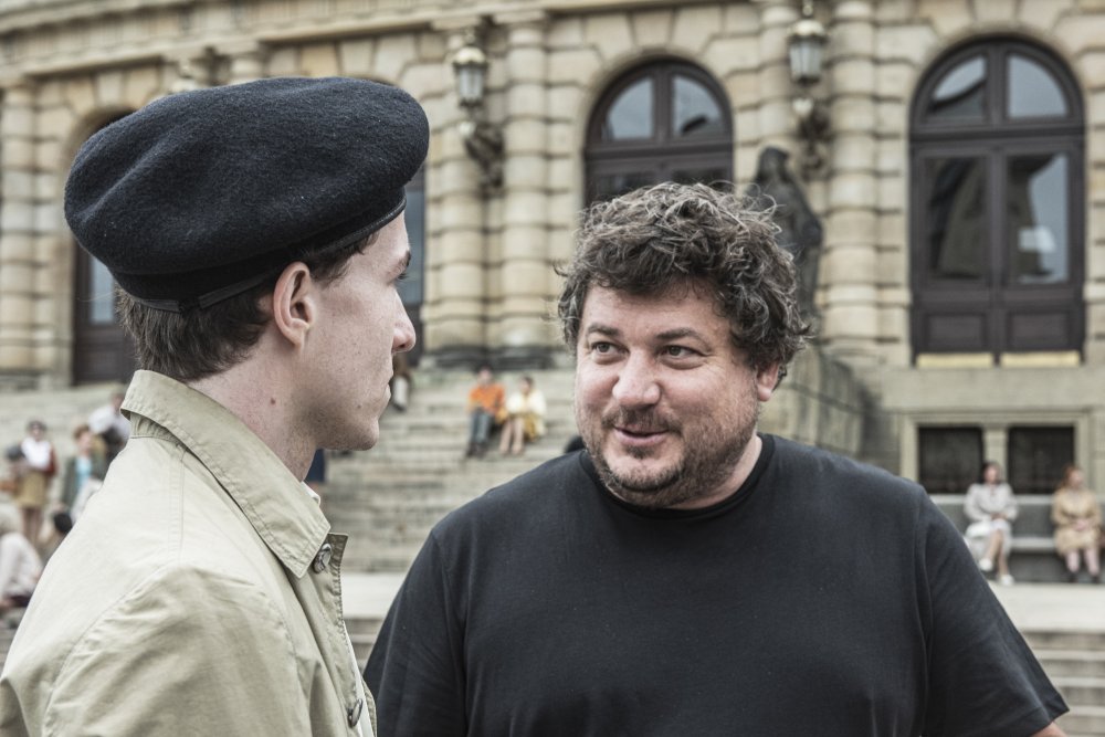 Robert Sedláček při natáčení svých filmů a seriálů