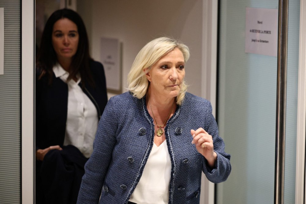 Marine Le Penová u soudu
