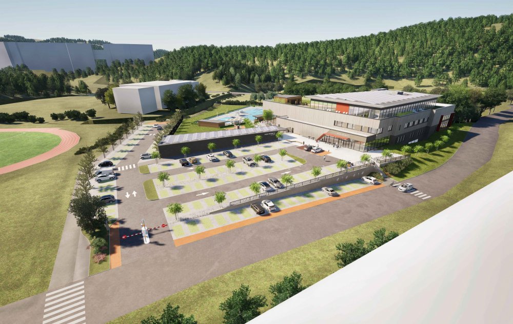 Český Krumlov bude stavět třípatrové aquacentrum s venkovním areálem