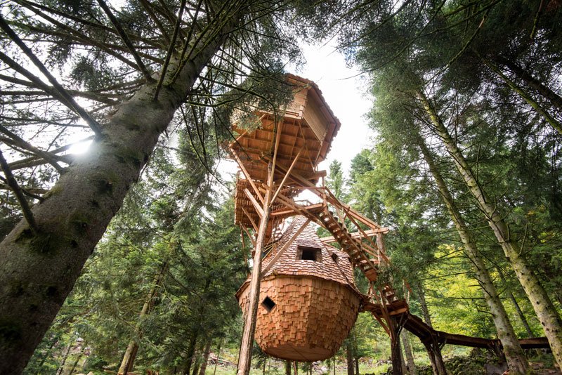 Vosges, La Clairière aux Cabanes – Francie 