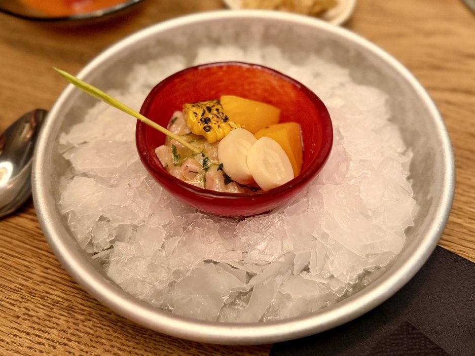 ceviche ze pstruha