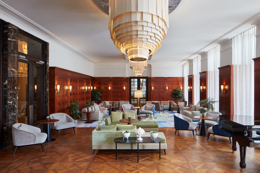 Zásadní úpravy se týkaly také interiérů v secesní části hotelu. 