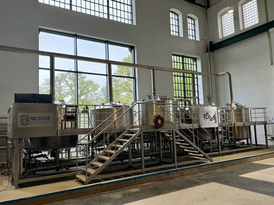 Pivo se vaří ve zrekonstruované části areálu