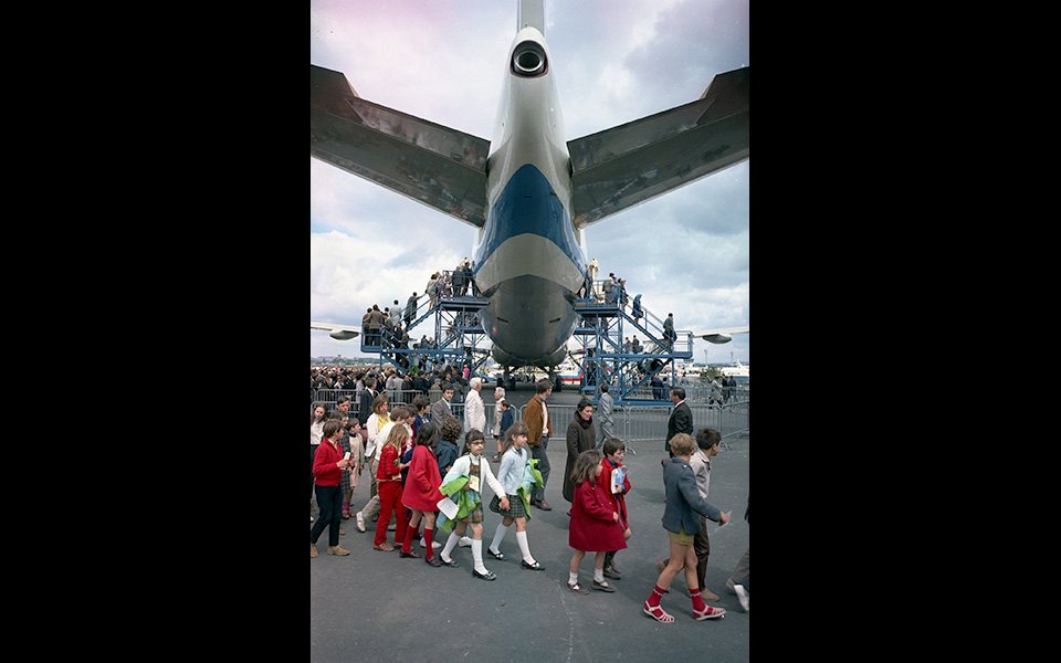 Boeing 747 na pařížském aerosalonu v roce 1969