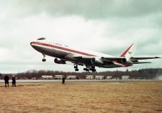 První let letadla Boeing 747, 9. únor 1969