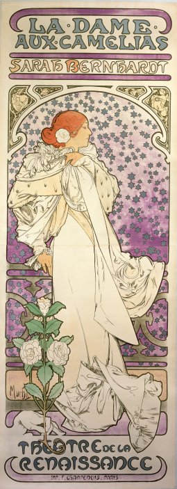 Alfons Mucha: Dáma s kaméliemi