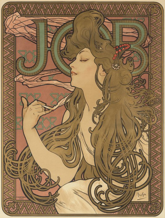 Alfons Mucha: Job