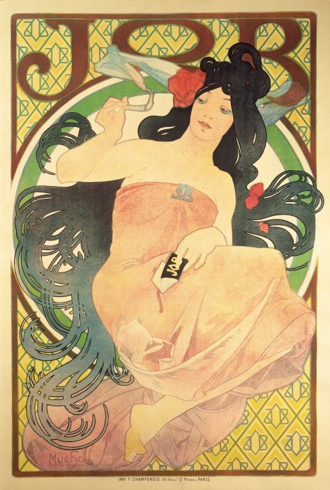 Alfons Mucha: Job