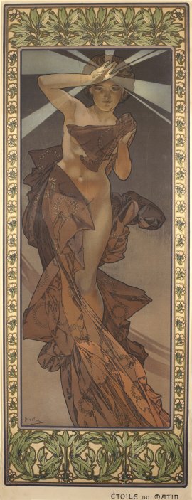 Alfons Mucha: Jitřenka (Série Hvězdy)