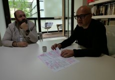 Designér Rony Plesl se spoluautorem Victory Clubu Stanislavem Šulcem (newstream.cz).