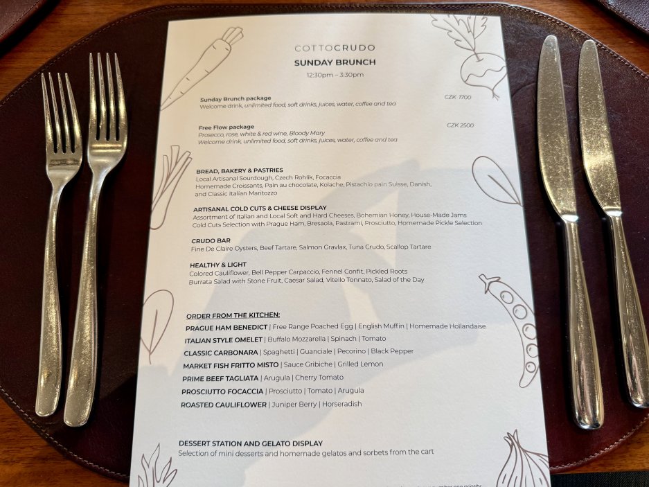 Brunchové menu