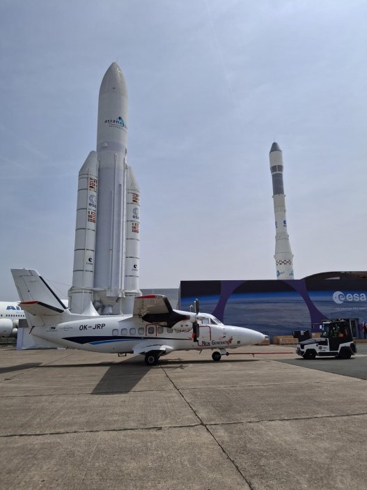Část strojů, které Češi vezou na Paris Air Show