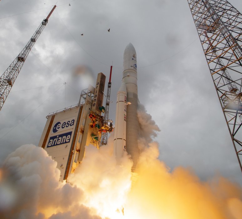 Start proběhl 25.12. z kosmodromu Kourou ve Francouzské Guyaně.