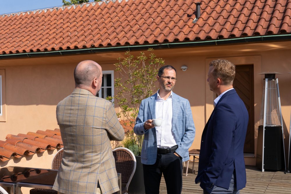 Setkání členů a přátel Realitního Clubu v restauraci Lví dvůr.