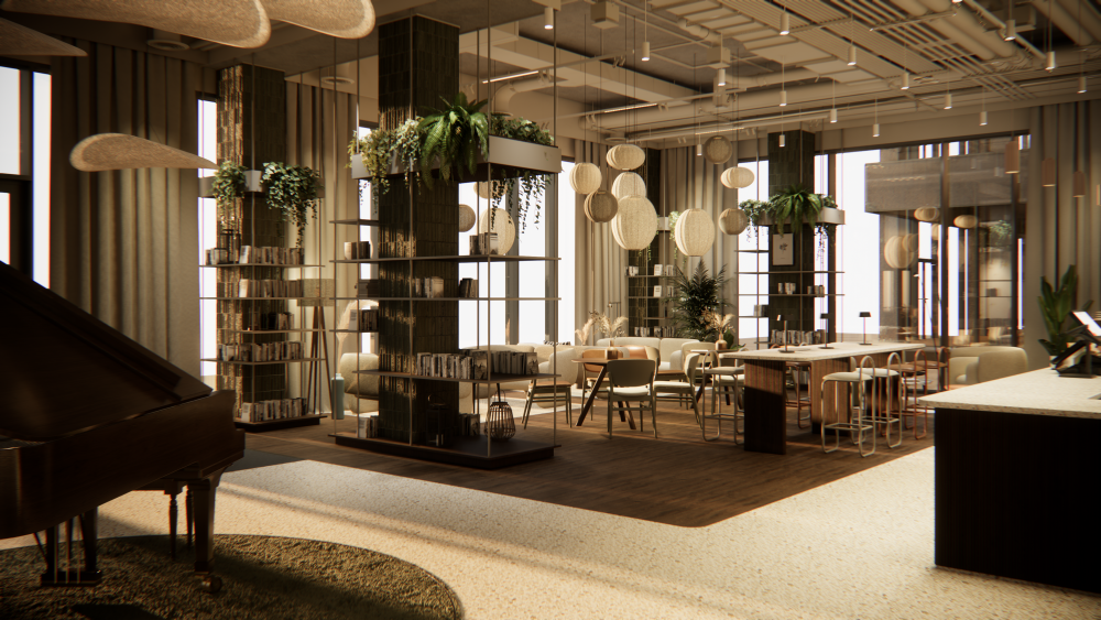 PernerKarlín dosáhl hrubé stavby. Technologicky vyspělá kancelářská budova podle návrhu Bogle Architects bude sídlem ACTUM Digital a co-workingovým prostorem Scott.Weber Workspace.