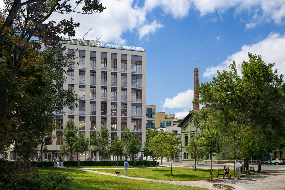 PernerKarlín dosáhl hrubé stavby. Technologicky vyspělá kancelářská budova podle návrhu Bogle Architects bude sídlem ACTUM Digital a co-workingovým prostorem Scott.Weber Workspace.