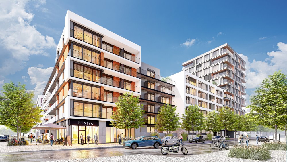 Rezidence Parková čtvrť – 9 architektonických ateliérů / urbanistická koncepce Jakub Cigler (JCA)