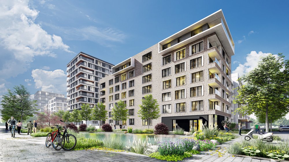 Rezidence Parková čtvrť – 9 architektonických ateliérů / urbanistická koncepce Jakub Cigler (JCA)