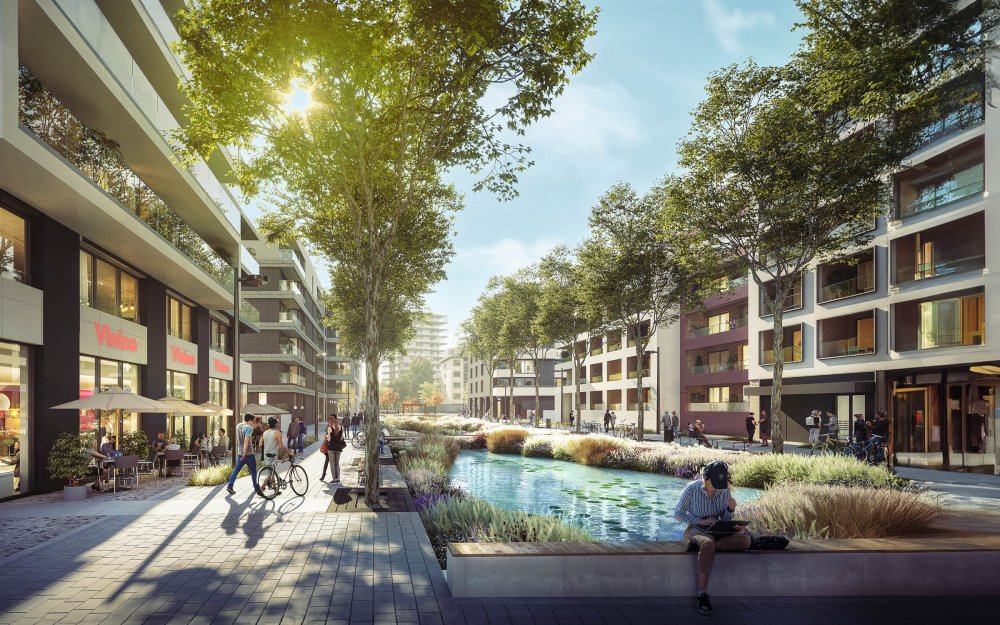 Rezidence Parková čtvrť – 9 architektonických ateliérů / urbanistická koncepce Jakub Cigler (JCA)