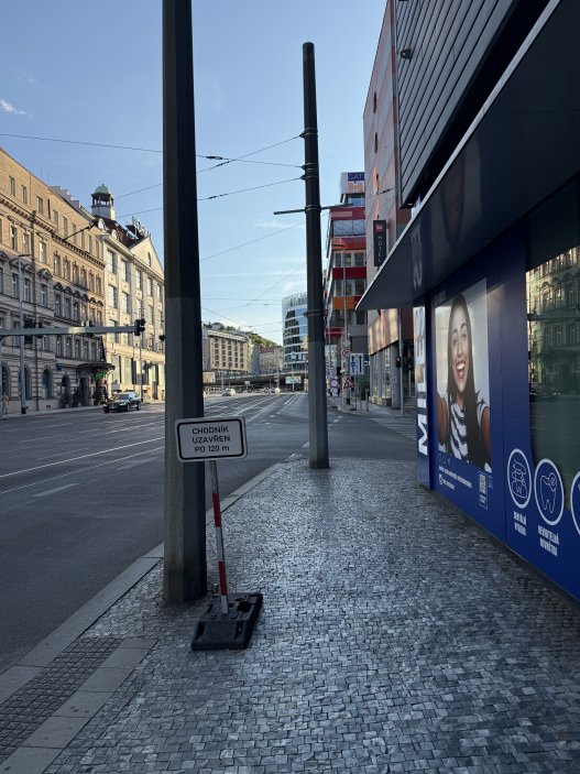 Zátarasy, uzavírky a další omezení v Praze
