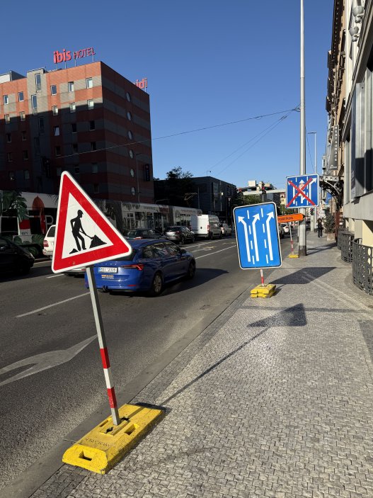 Zátarasy, uzavírky a další omezení v Praze