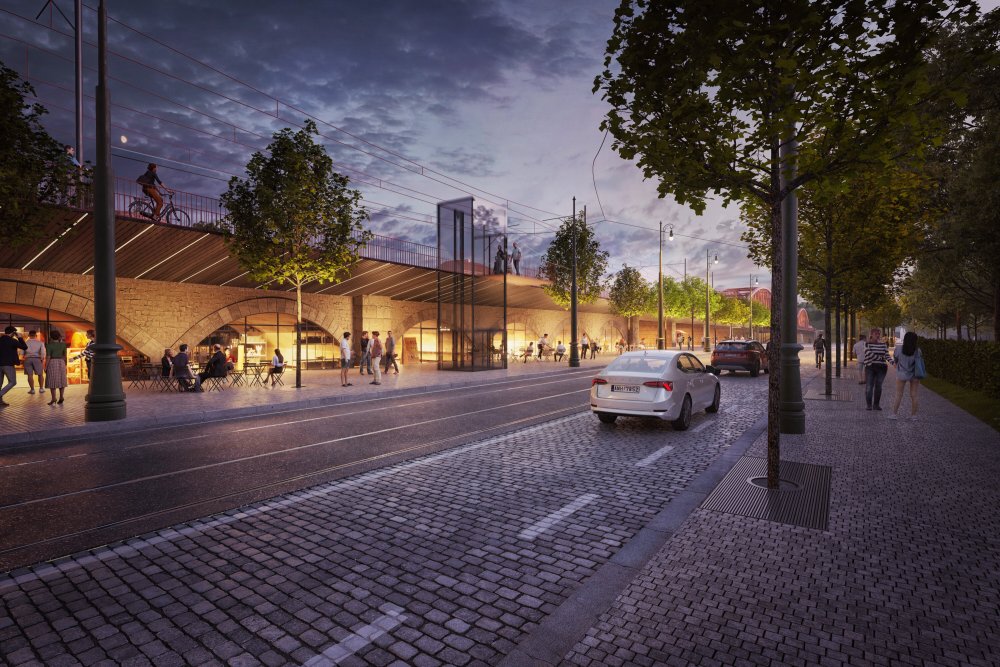 Nadační fond pro záchranu Vyšehradského železničního mostu dnes představil komplexní projekt, podle kterého lze Vyšehradský most efektivně rekonstruovat a dostavět k němu subtilní třetí kolej.
