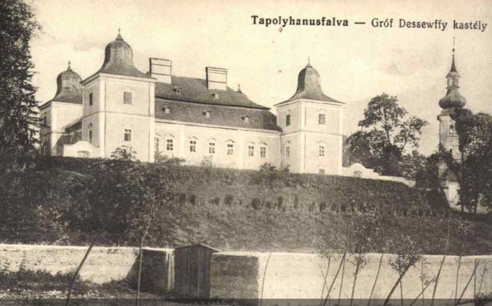  Zámek Hanušovce nad Topľou v roce 1915
