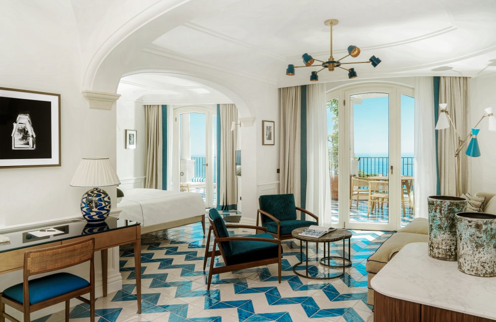 Pětihvězdičkový hotel Borgo Santadrea jen pár minut od Amalfi.