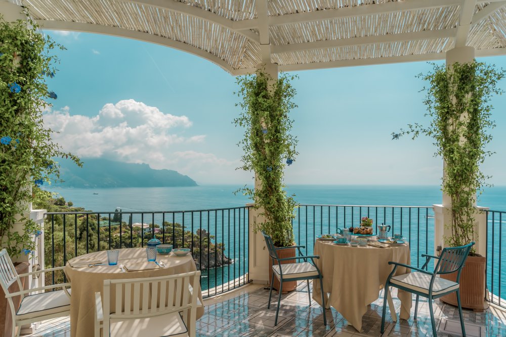 Pětihvězdičkový hotel Borgo Santadrea jen pár minut od Amalfi.