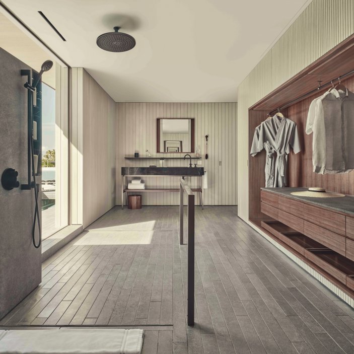 Designově unikátní resort Patina Maledives klade velký důraz na udržitelnost a tzv. biophilický design.