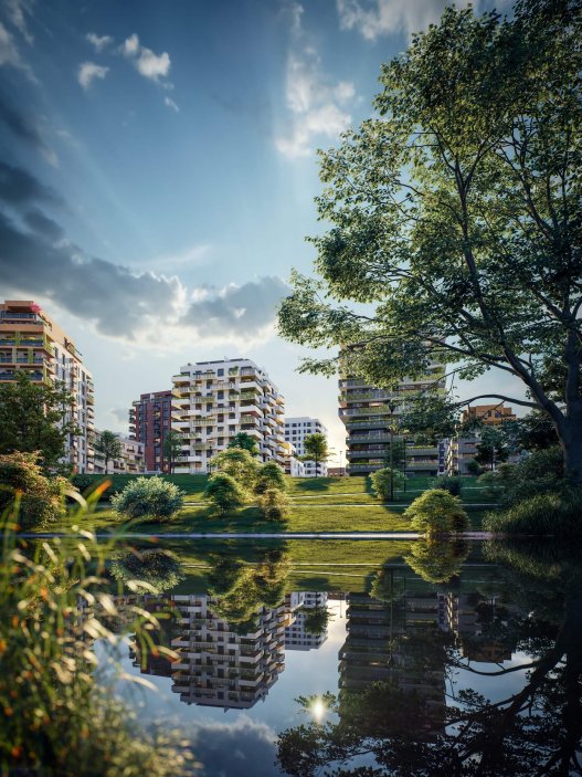 Projekt Nový Rohan představuje komplexní urbanistický koncept zahrnující tisícovku bytů a několik multifunkčních budov s kancelářemi, obchody a službami. Celková investice přesáhne 15 miliard korun.