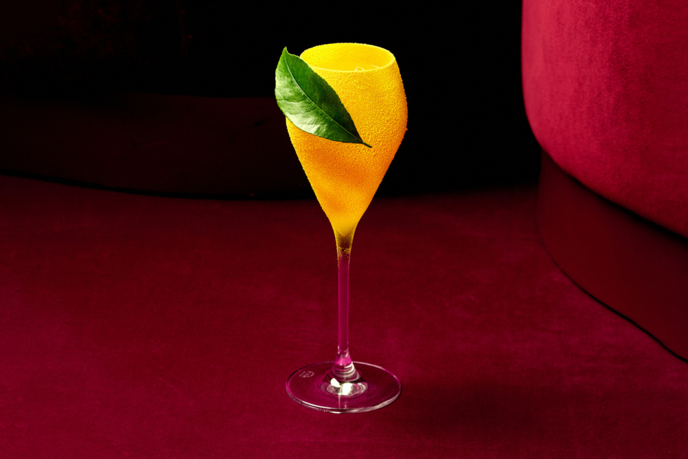 Yyuzu & Fig Leaf Mocktail